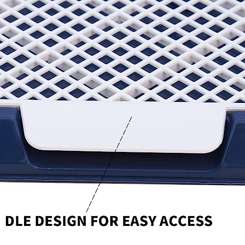 Qpets® Indoor Dog Potty Training Tray Mesh Puppy Toilet Non-Slip Reusable Easy Clean Pet Pee Poop for Small Medium Dogs 65x50cm 2 PCS Qpets® Indoor Dog Potty Training Tray Mesh Puppy Toilet Non-Slip Reusable Easy Clean Pet Pee Poop for Small Medium Dogs 65x50cm 2 PCS